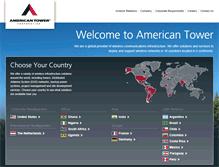 Tablet Screenshot of americantower.com