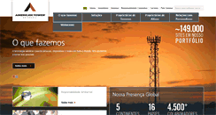 Desktop Screenshot of americantower.com.br